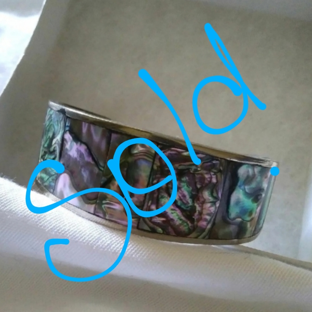 Vintage Abalone Cuff